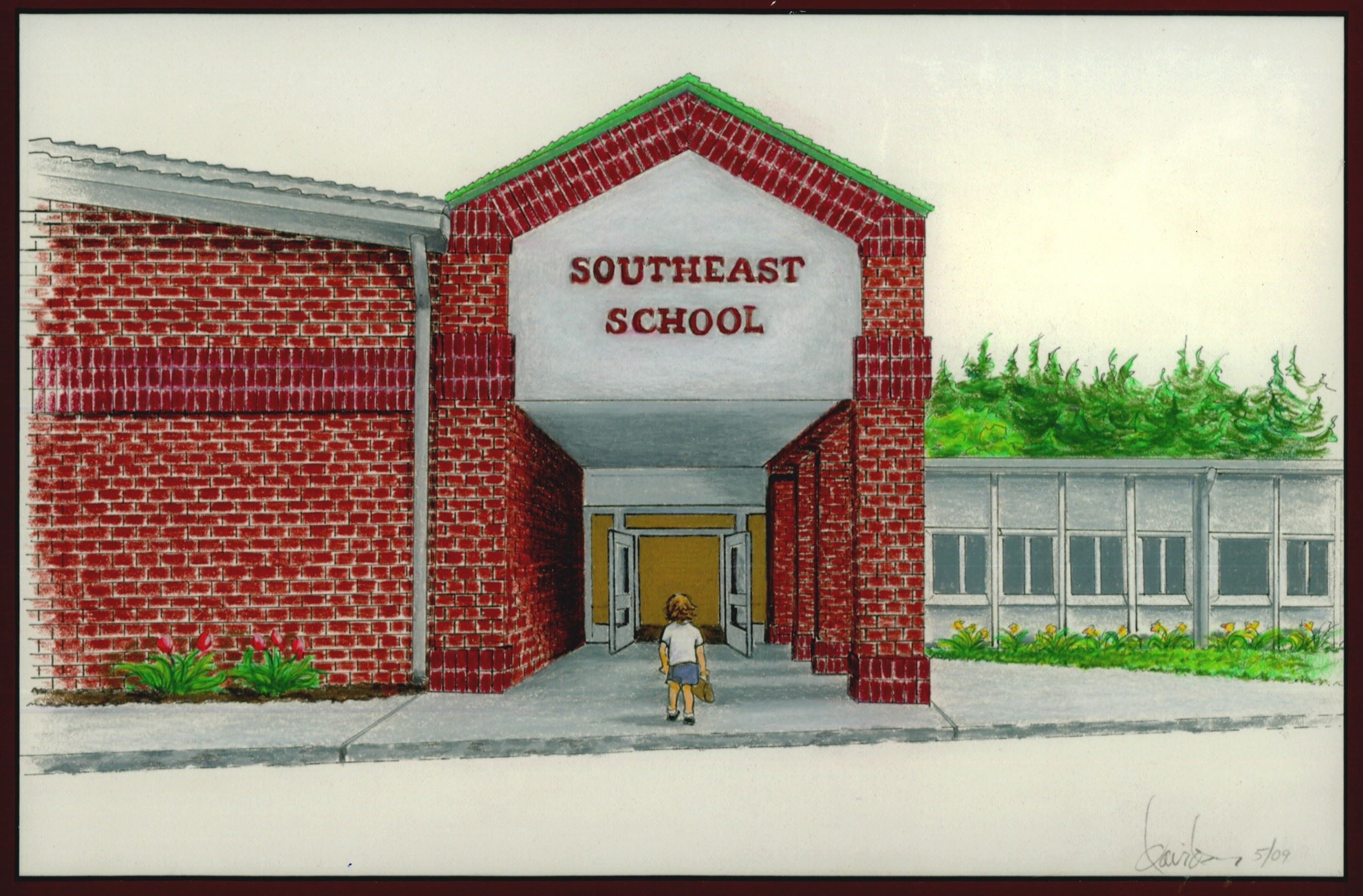 Southeast School painting