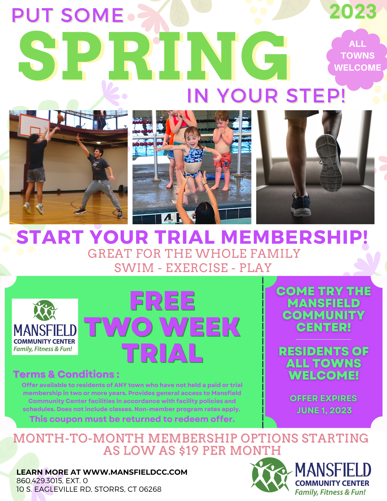 Spring Membership Promo Flyer 2023