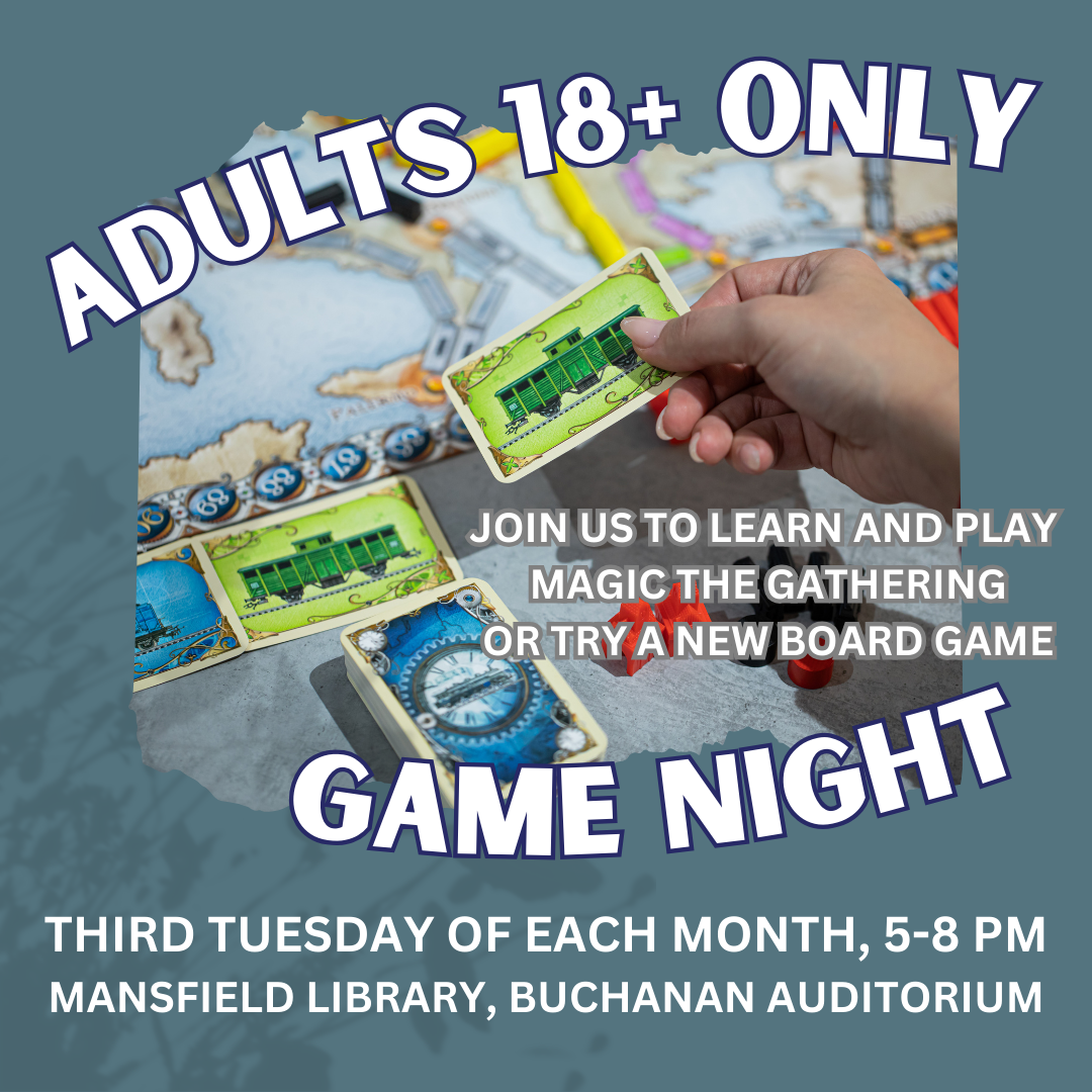 Game Night Third Tuesday of Each Month