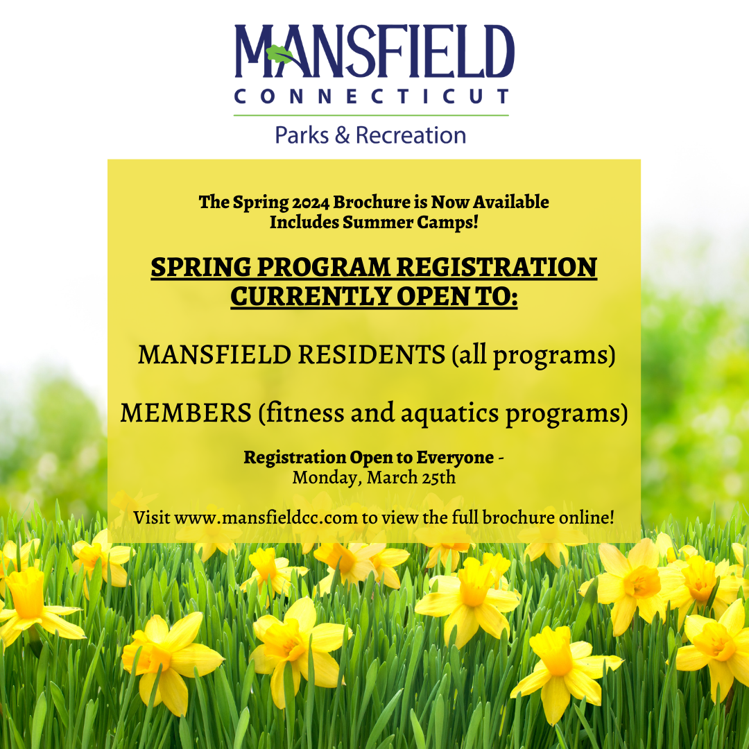 Spring 2024 Mansfield Resident Registration