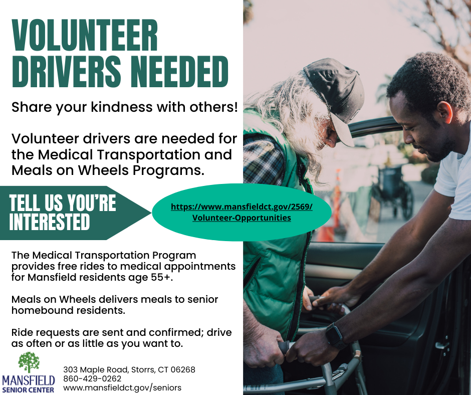 volunteer drivers needed