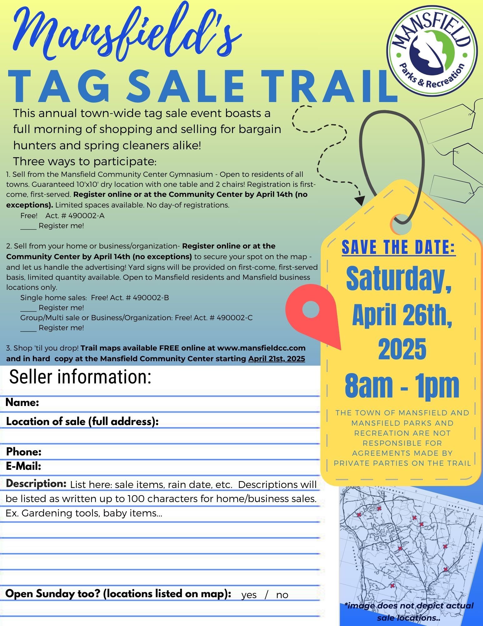 Tag Sale Trail 2025