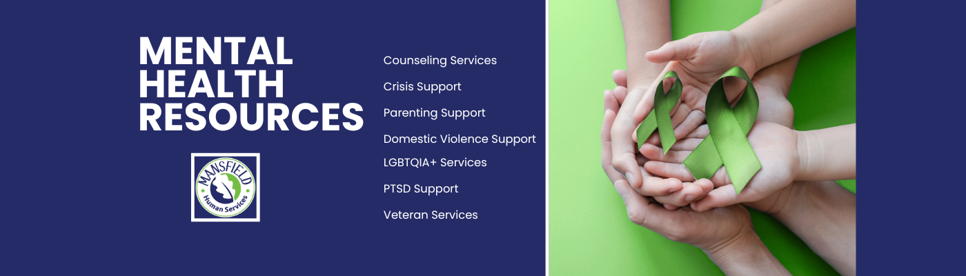 Mental health resources banner