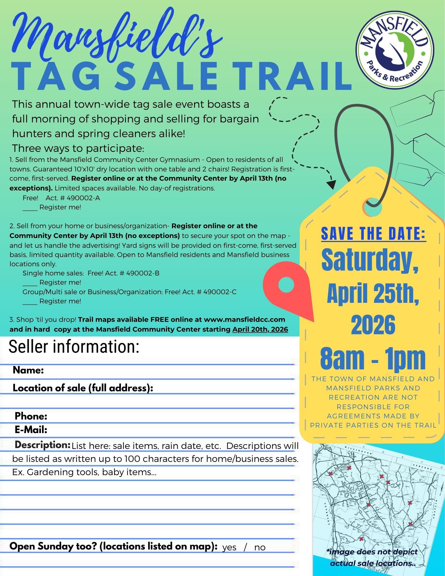 Tag Sale Trail 2026