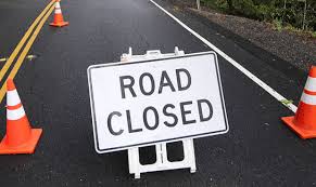 Road closed