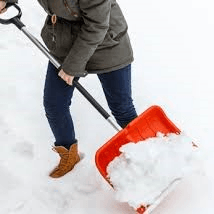 snow shoveling