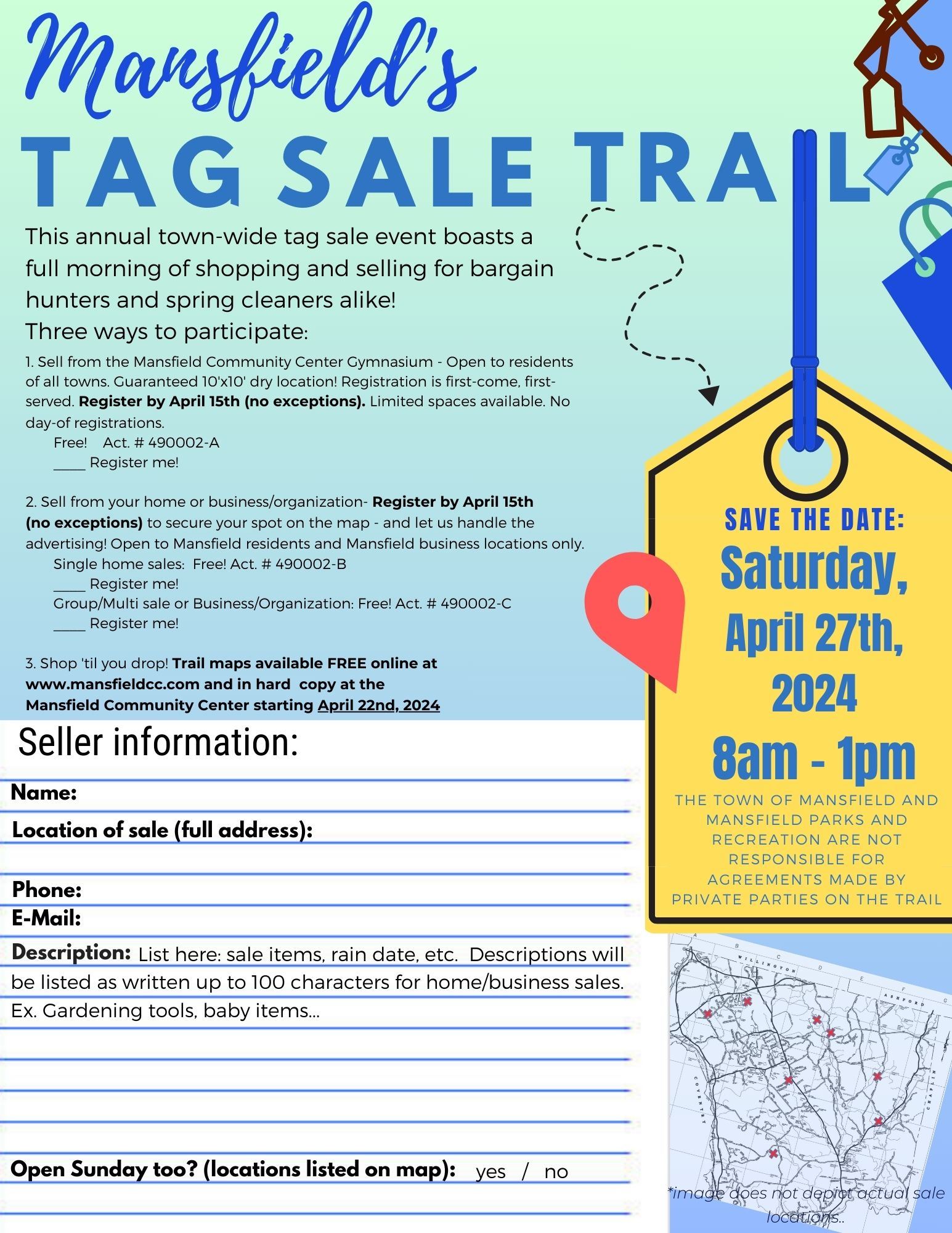 Tag Sale Trail 2024