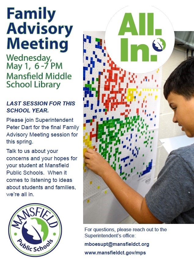 Family Advisory Meeting with Superintendent Dart 05.01.2024