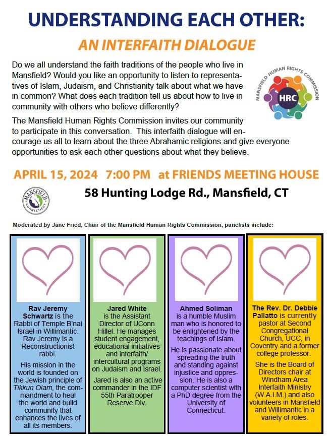 Flyer-Interfaith Panel 4-15-24