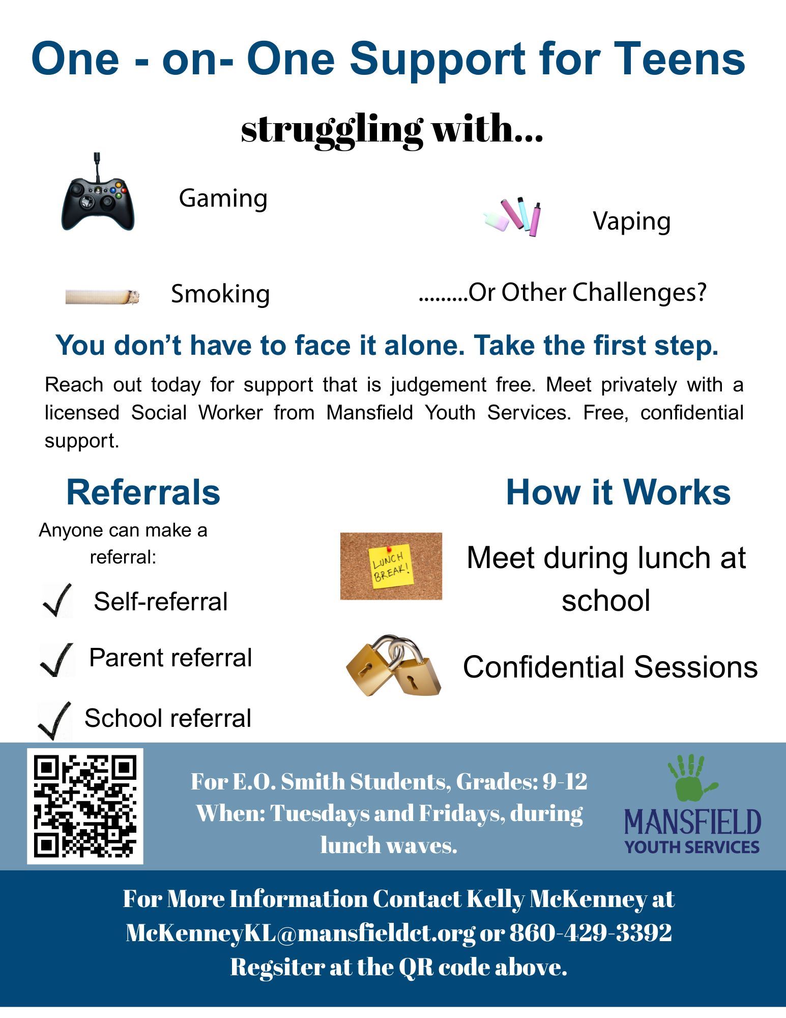 Addiction Support Flyer 